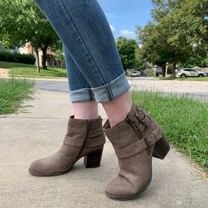 Brown ankle boots